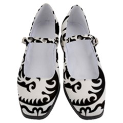 Ying Yang Tattoo Women s Mary Jane Shoes by Ket1n9