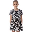 Ying Yang Tattoo Kids  Short Sleeve Pinafore Style Dress View1