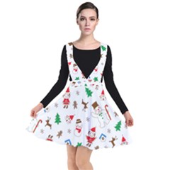 Christmas Plunge Pinafore Dress by saad11