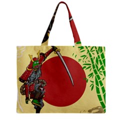 Meme Samurai Artwork Japaneses Zipper Mini Tote Bag by Cendanart