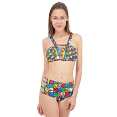 Snakes And Ladders Cage Up Bikini Set by Ket1n9