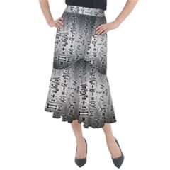 Science Formulas Midi Mermaid Skirt by Ket1n9