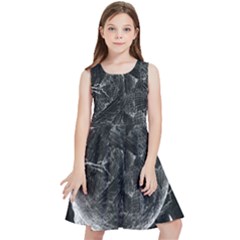 Space Universe Earth Rocket Kids  Skater Dress by Ket1n9