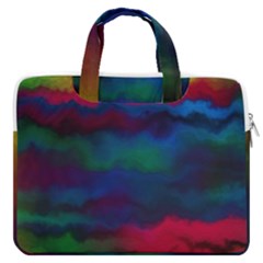 Watercolour Color Background Macbook Pro 13  Double Pocket Laptop Bag by Ket1n9