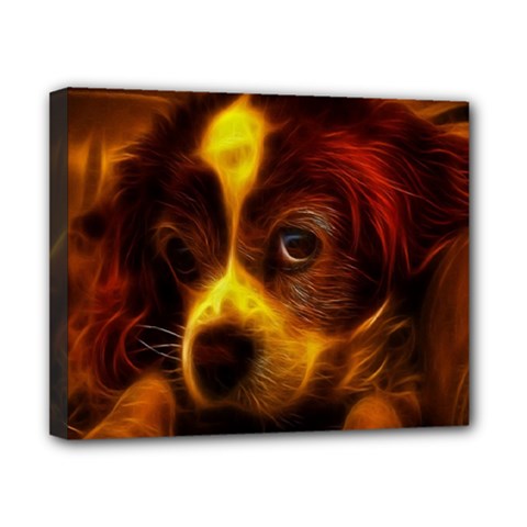 Cute 3d Dog Canvas 10  X 8  (stretched) by Ket1n9