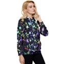 Christmas Star Gloss Lights Light Women s Lightweight Drawstring Hoodie View3