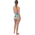 Horse Horses Animal World Green Plunge Cut Halter Swimsuit View2