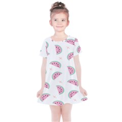 Watermelon Wallpapers  Creative Illustration And Patterns Kids  Simple Cotton Dress by Ket1n9