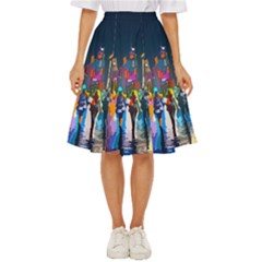 Abstract Vibrant Colour Cityscape Classic Short Skirt by Ket1n9