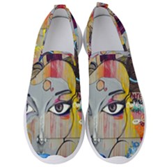 Graffiti Mural Street Art Painting Men s Slip On Sneakers by Ket1n9