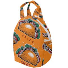 Seamless Pattern With Taco Travel Backpack by Ket1n9