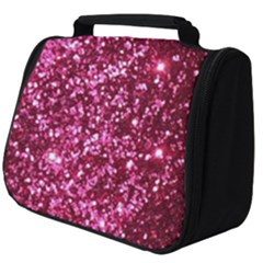 Pink Glitter Full Print Travel Pouch (big) by Hannah976