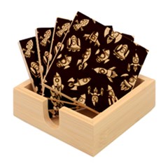 Space Patterns Bamboo Coaster Set by Hannah976