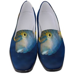 Fish Blue Animal Water Nature Women s Classic Loafer Heels by Hannah976