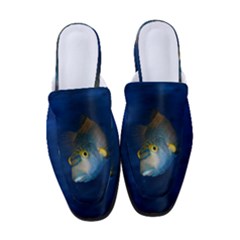 Fish Blue Animal Water Nature Women s Classic Backless Heels by Hannah976