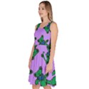 Grateful Dead Bears Knee Length Skater Dress With Pockets View2