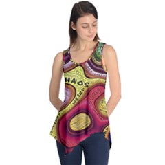 Chaos Unknown Unfamiliar Strange Sleeveless Tunic by Paksenen