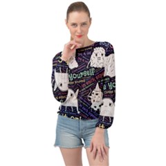 Experience Feeling Clothing Self Banded Bottom Chiffon Top by Paksenen