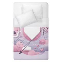 Heart Love Minimalist Design Duvet Cover (single Size) by Bedest