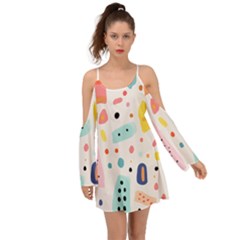 Abstract Seamless Colorful Pattern Boho Dress by Ndabl3x