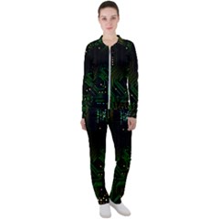 Circuits Circuit Board Green Technology Casual Jacket And Pants Set by Ndabl3x