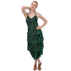 Circuits Circuit Board Green Layered Bottom Dress by Ndabl3x