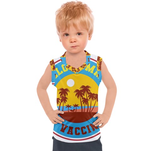 Vaccination Summer Kids  Sport Tank Top by Cendanart