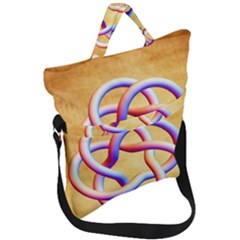 Math Prototype Fold Over Handle Tote Bag by Ndesign