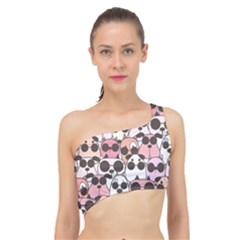 Cute Dog Seamless Pattern Background Spliced Up Bikini Top  by Grandong