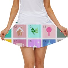 Christmas Wreath Advent Women s Skort by Bedest