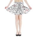 Big Collection With Hand Drawn Objects Valentines Day Mini Flare Skirt View3