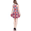 Seamless UK Flag Red Blue Sleeveless Dress View2