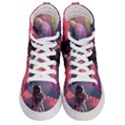 Aesthetic Astronautics Atmosphere Blue Clouds Cosmos Fantasy Galaxy Men s Hi-Top Skate Sneakers View1