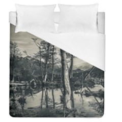 Dry Forest Landscape, Tierra Del Fuego, Argentina Duvet Cover Double Side (queen Size) by dflcprintsclothing