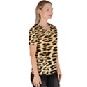 Leopard Print Women s V-Neck Scrub Top View3