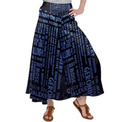 Doctor Who Tardis Women s Satin Palazzo Pants by Cendanart