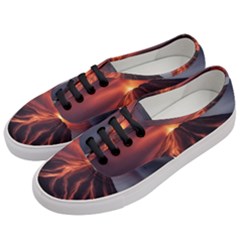 Volcanic Eruption Women s Classic Low Top Sneakers by Proyonanggan