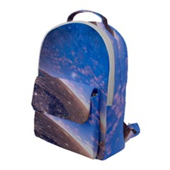 Earth Blue Galaxy Sky Space Flap Pocket Backpack (large) by Cemarart