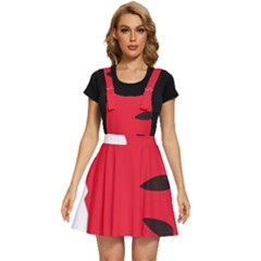 Watermelon Black Green Melon Red Apron Dress by Cemarart