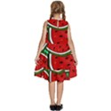 Summer Watermelon Fruit Kids  Frill Swing Dress View4