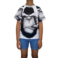 Png Huod Kids  Short Sleeve Swimwear by saad11