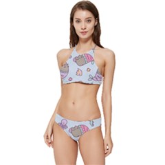 Pusheen Cat Cute Banded Triangle Bikini Set by Grandong