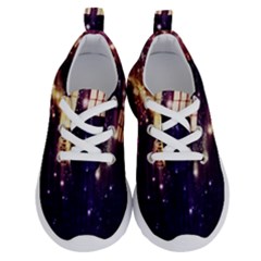 Tardis Regeneration Art Doctor Who Paint Purple Sci Fi Space Star Time Machine Running Shoes by Cemarart