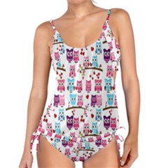 Owl Pattern Tankini Set by Cemarart