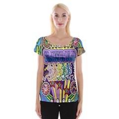 Grateful Dead Cap Sleeve Top by Cemarart