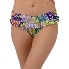 Grateful Dead Frill Bikini Bottoms by Cemarart