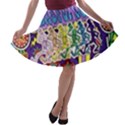 Grateful Dead A-line Skater Skirt View1