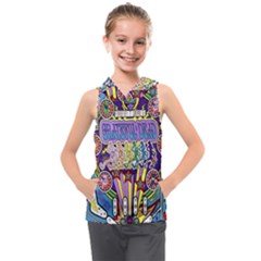 Grateful Dead Kids  Sleeveless Hoodie by Cemarart