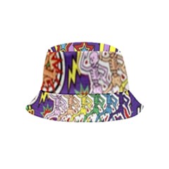 Grateful Dead Inside Out Bucket Hat (kids) by Cemarart