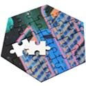 Fantasy City Architecture Building Cityscape Wooden Puzzle Hexagon View3